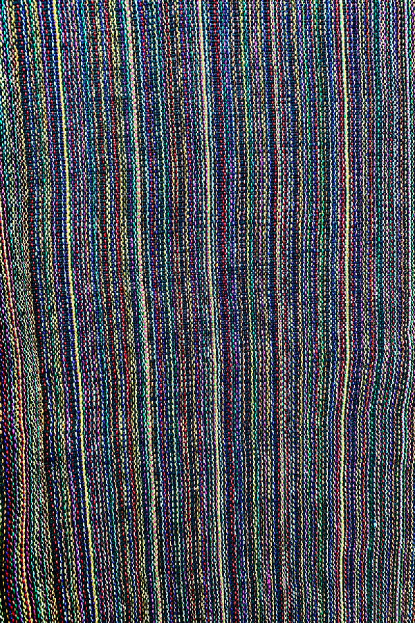 sciarpa eccentrica telaio manuale calabrese nero verde multicolor