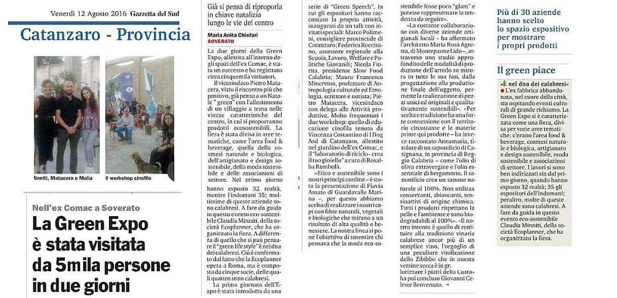 La Green Expo è stato un successo - Malìa Lab Atelier di moda biologica artigianale etica - Articoli, Interviste - Flavia Amato - 