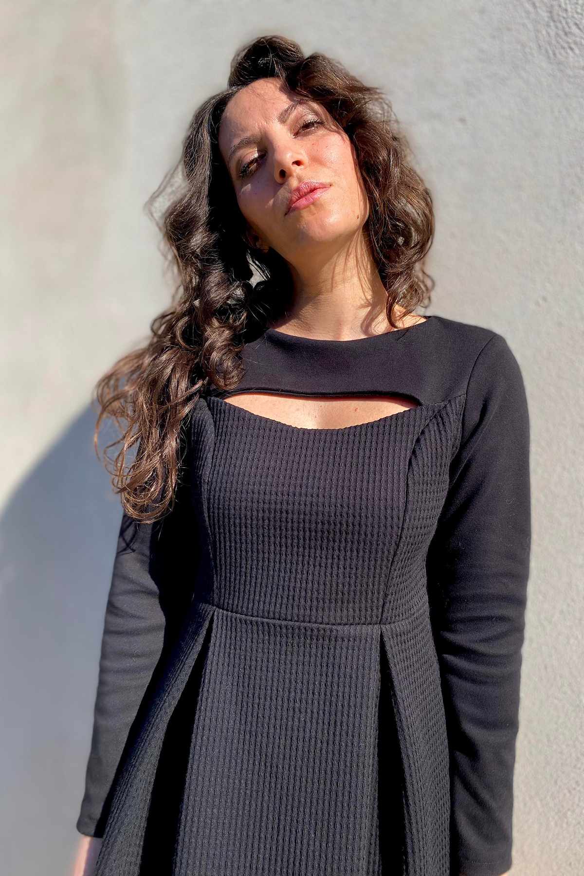 Abito EVA caldo cotone biologico abbigliamento sostenibile moda responsabile brand malia lab dettaglio scollo
Abito EVA caldo cotone biologico abbigliamento sostenibile moda responsabile brand malia lab dettaglio scollo
