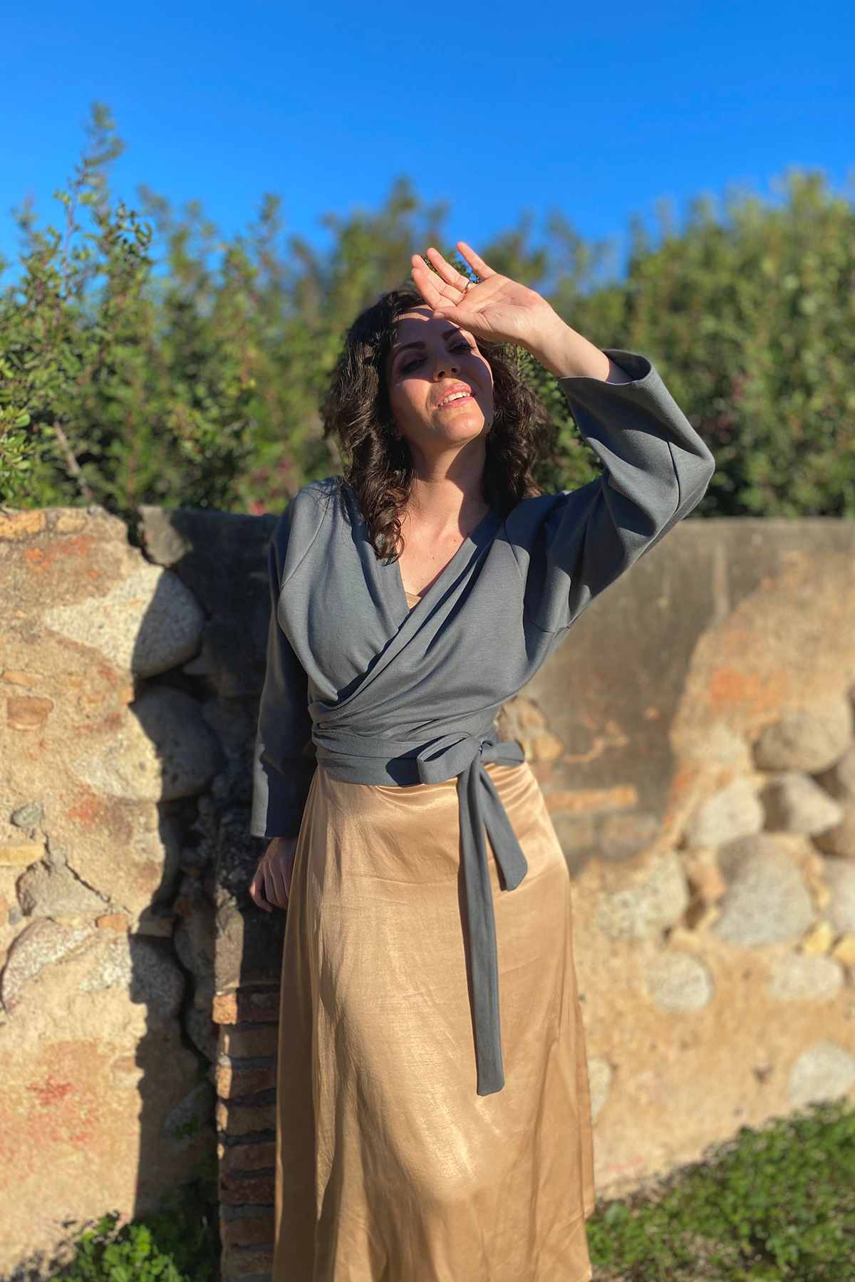 Scaldacuore OLIVIA cotone felpato biologico abbigliamento biologico moda responsabile etica brand malia lab
