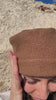 Cappello Bonnie calda lana cotta vergine accessori moda artigianali sostenibili sartoriale malia lab colore biscotto
