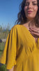 Flavia-Amato-indossa-Abito-Raquel-tencel-lyocell-brand-malìa-lab-abbigliamento-sartoriale-sostenibile
