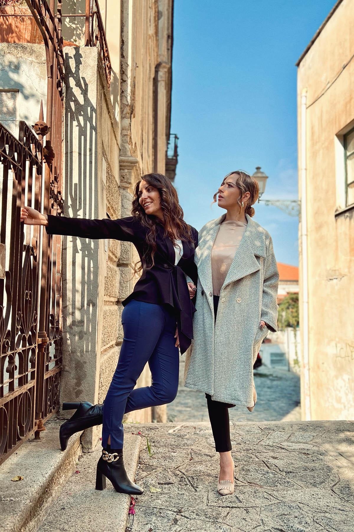 Cappotto Ilaria lana biologica brand malia lab moda etica capospalla sostenibile cappotto artigianale sartoriale abbigliamento sostenibile donna