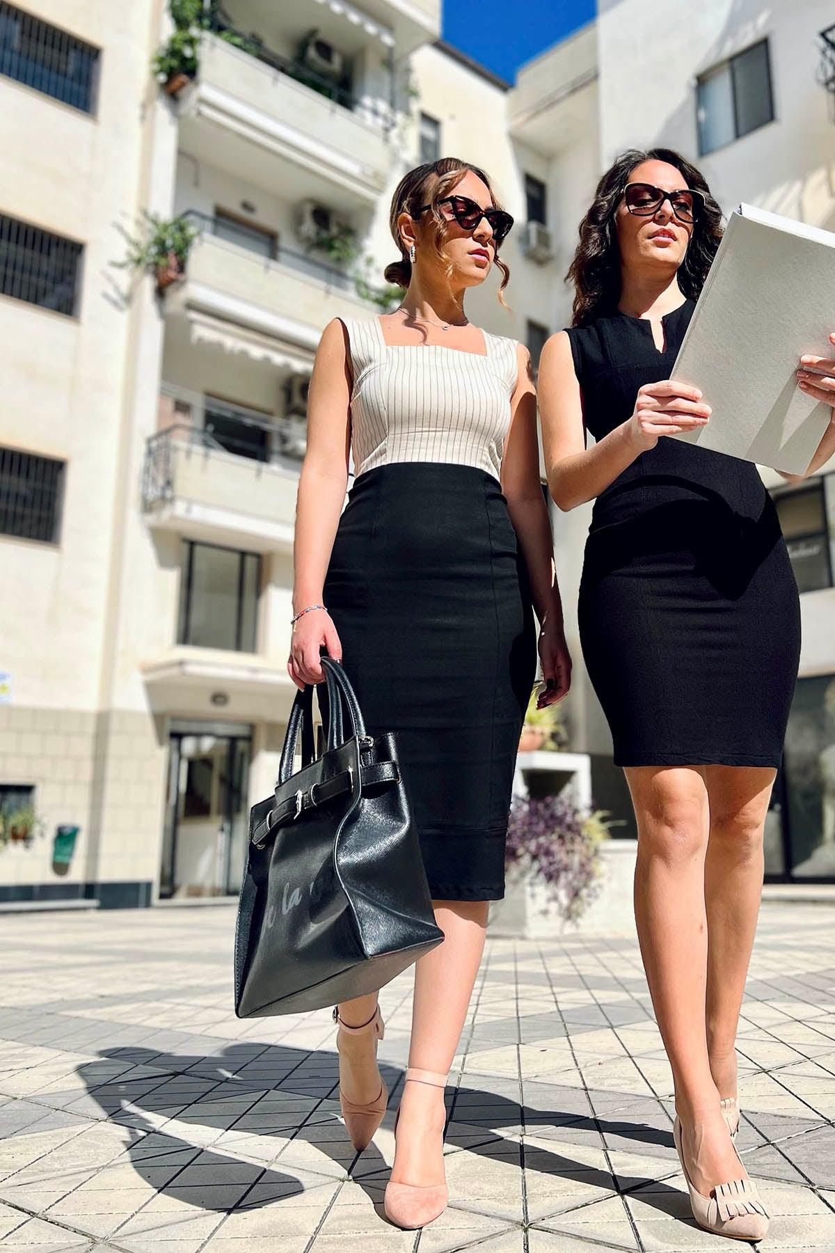 Tubino Clarissa lyocell bamboo brand malia lab atelier moda etica sostenibile artigianale tessuti sostenibili vestiti ecosostenibili donna abiti sartoriali tubino bamboo